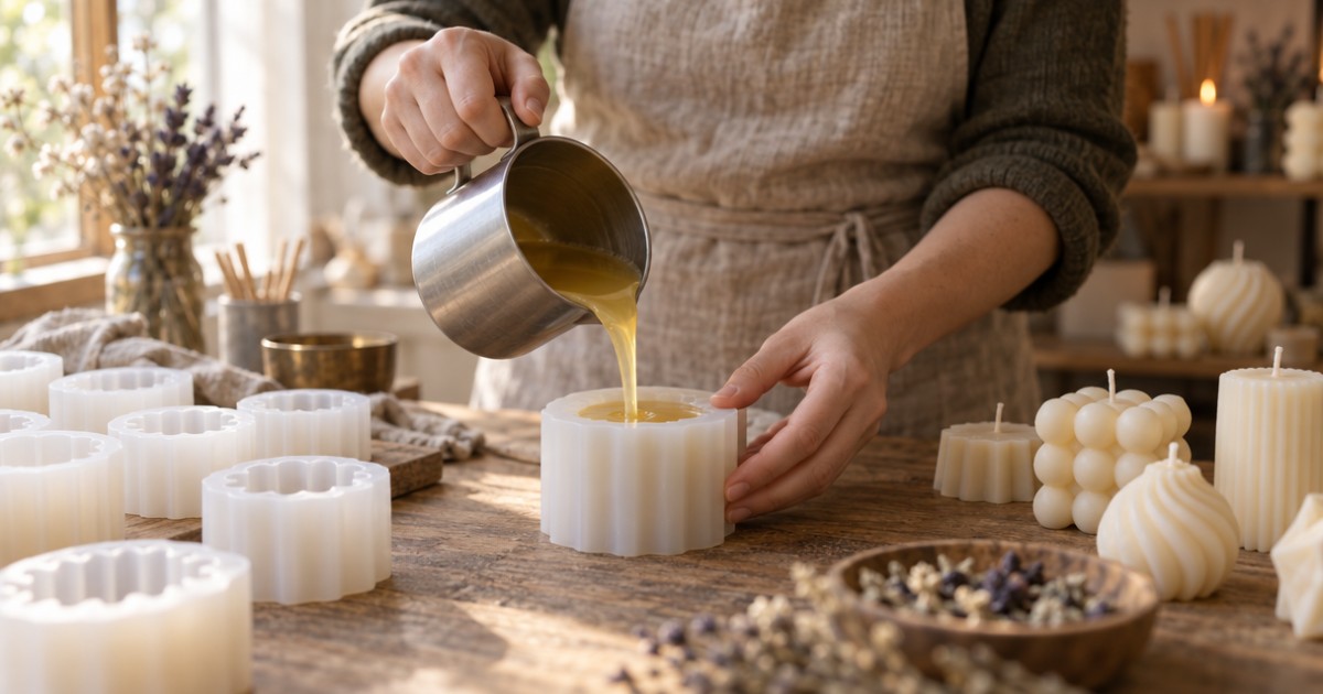 Comment est fabriquée une bougie artisanale