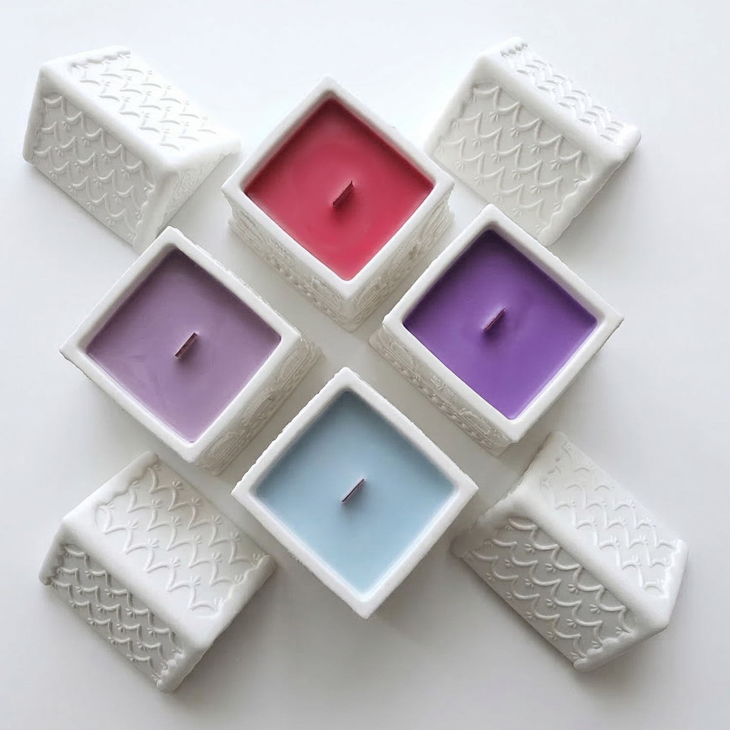 Bougie Maisonnette - Blanche / Magie d'hiver
