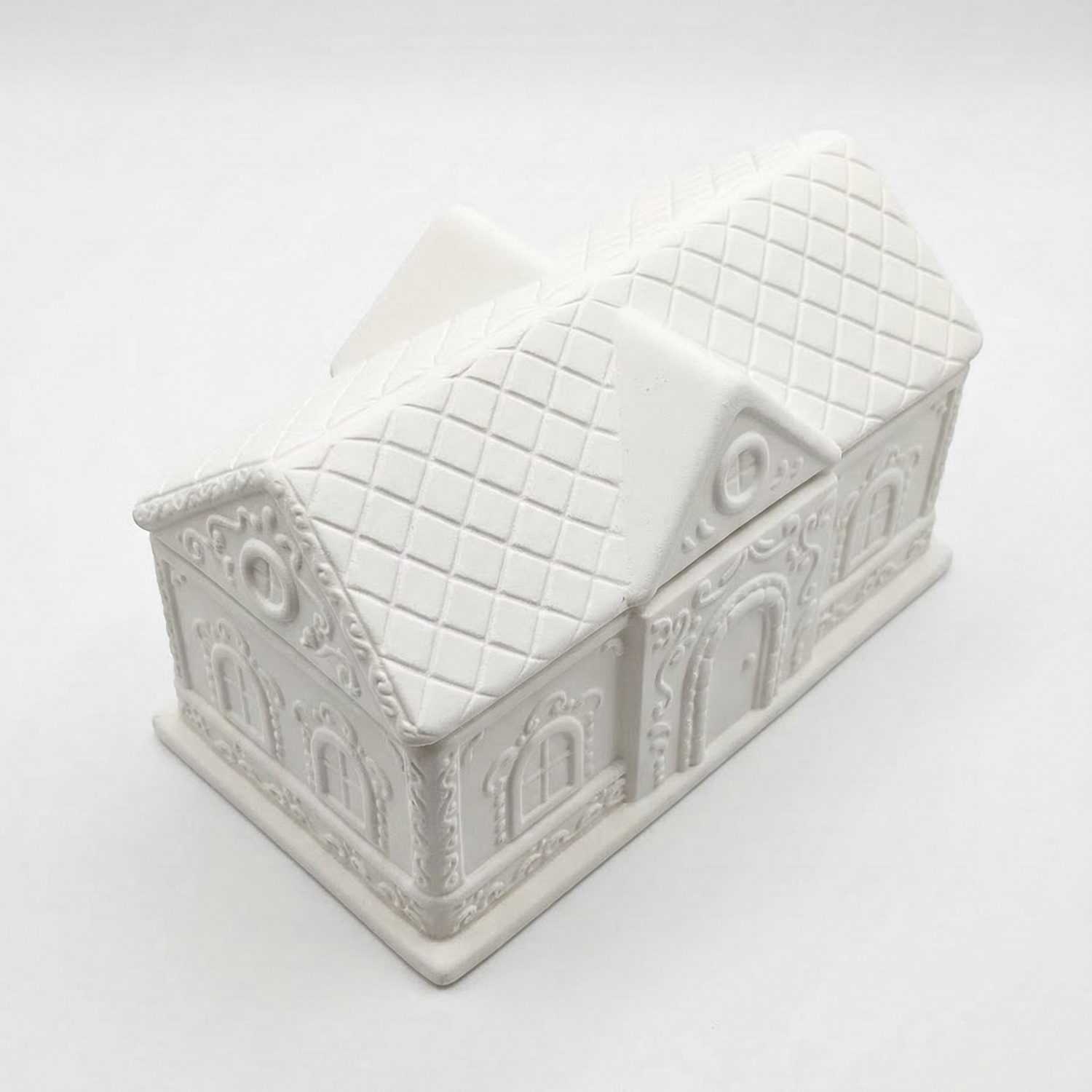 Bougie Grande Maison - Blanche / Jardin Fleuri