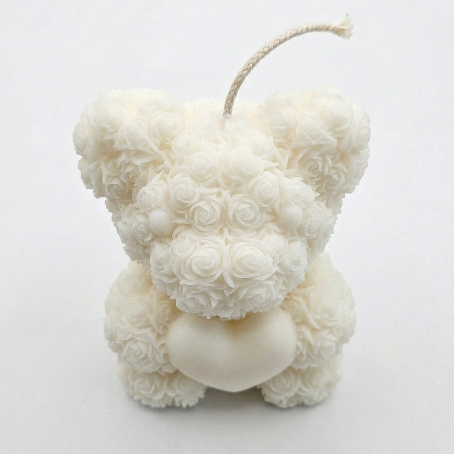 Bougie Maxi Ourson - Blanc / Noix de coco