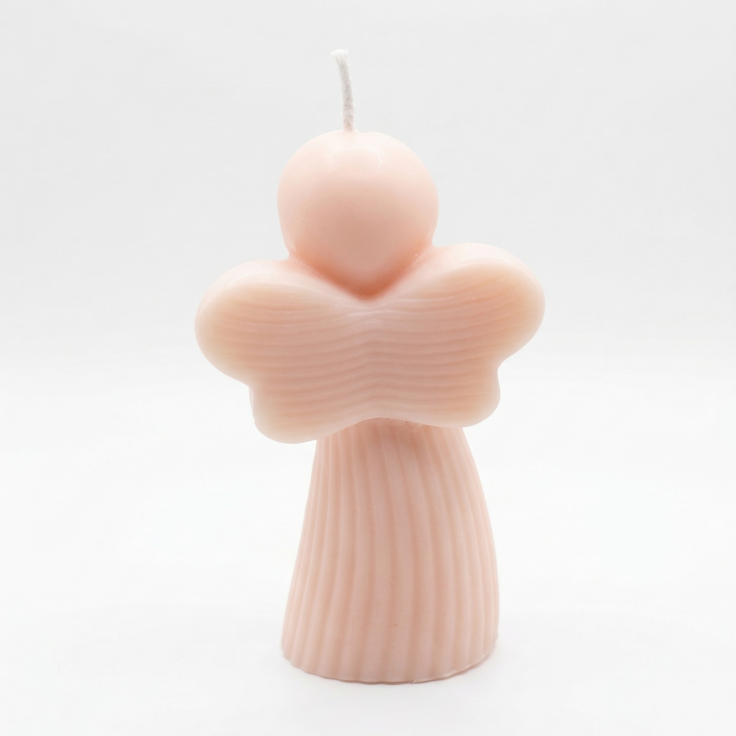 Bougie Ange - Rose/Noix de coco