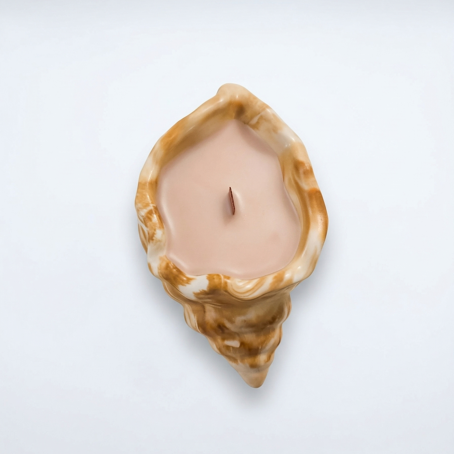 Bougie Marée Rose - Rose / Blanche / Or / Eucalyptus, Camphre