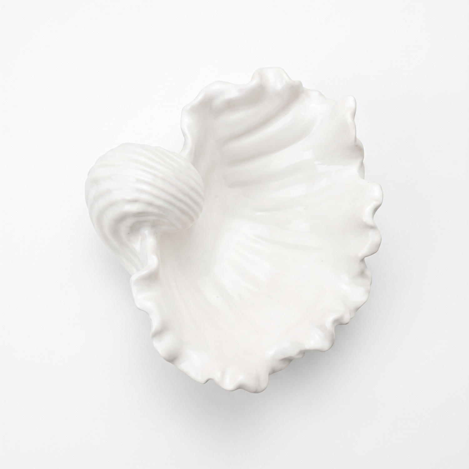 Bol coquillage design - Blanc