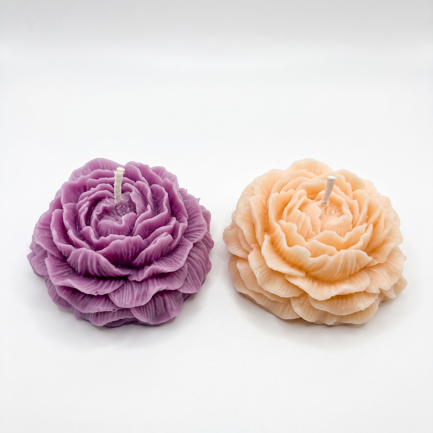 Bougie Pivoine - Orange / Rose / Cerise