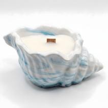 Bougie Vlnka - Bleue / Vanille