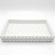 Plateau design Mozaika - Blanc