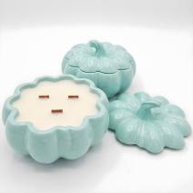 Bougie Citrouille - Turquoise / Citrouille épicée / XXL