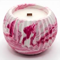 Bougie Ligne - Rose, Blanche / Coconut Island