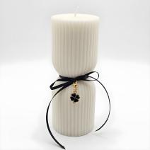 Bougie Silhouette - Blanche / Noix de coco islandaise
