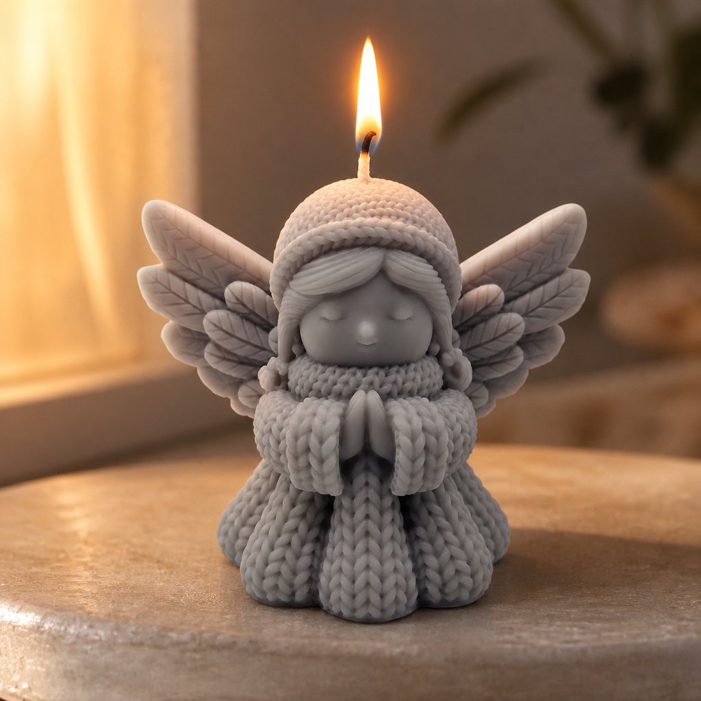 Bougie Gardien Réconfortant - Gris / Citron vert, Mangue